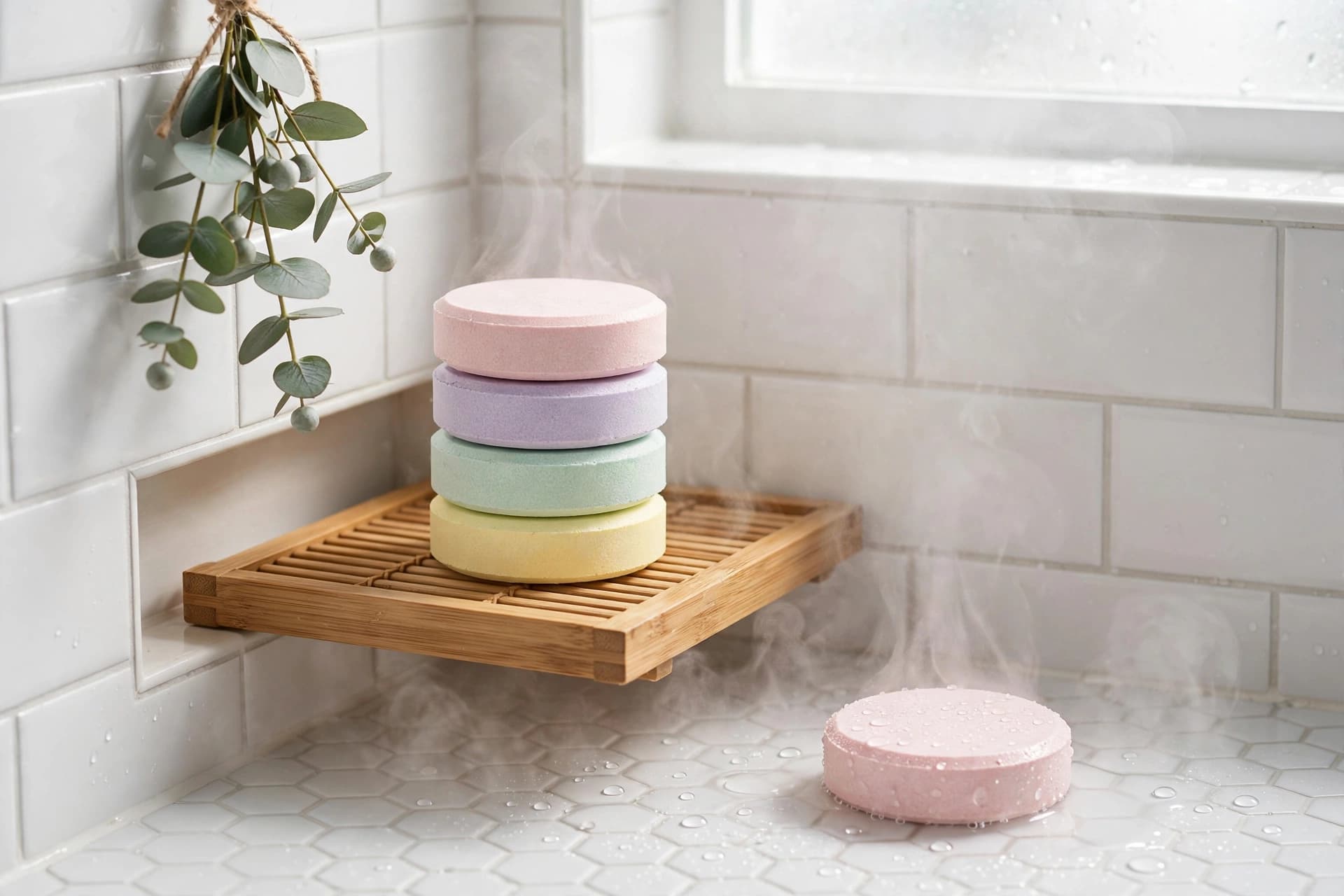 Shower Steamers ♡ Aromatherapy Fizzies — 3 × 8-Packs (24 Steamers)